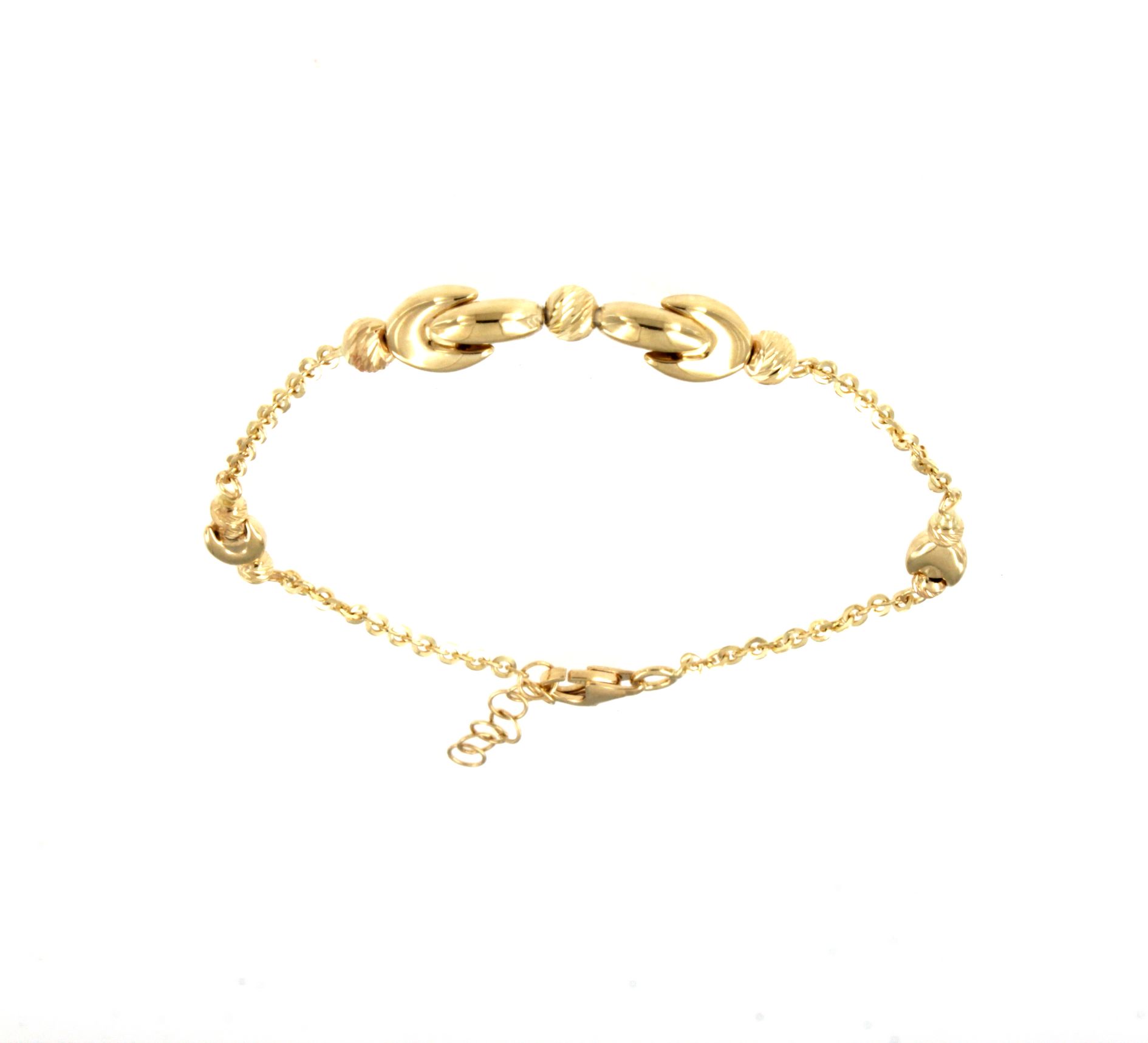 #4925Br Fancy Gold Bracelet